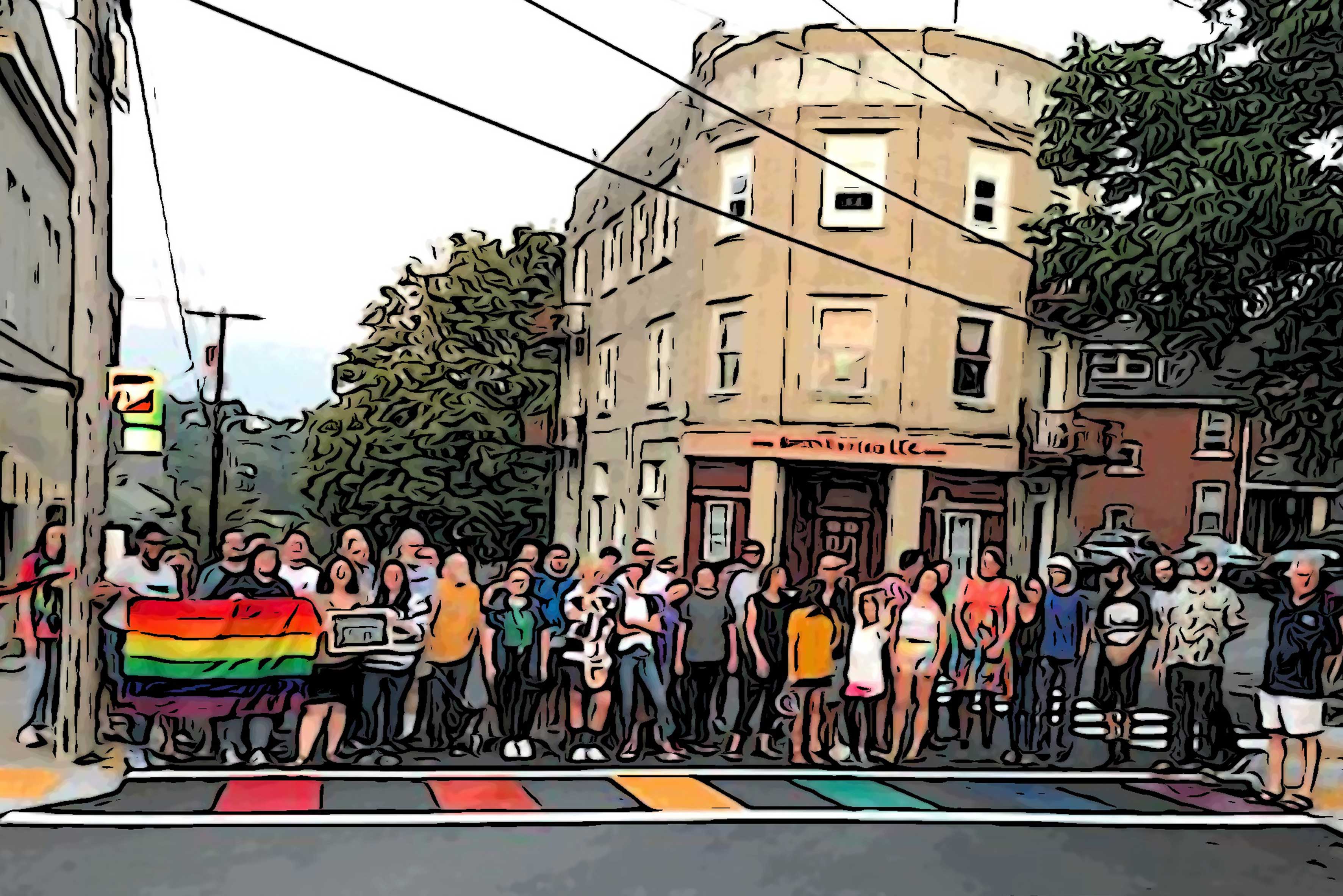 pride crosswalk